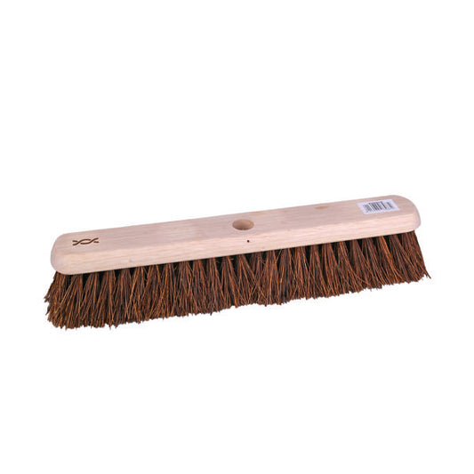 Robert Scott 18 Inch/457mm Wooden Platform Broom Head with Stiff Bristles 102982