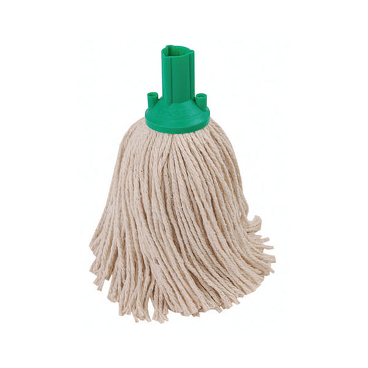 Robert Scott PY Exel Socket Mop Head 200g Green (Pack of 10) 102266 Green