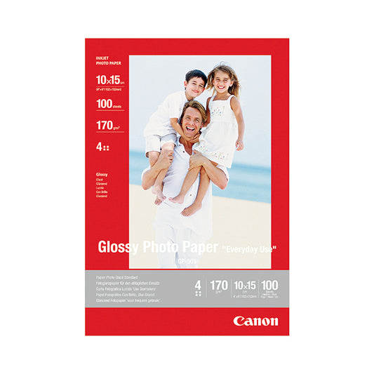 Canon Glossy Photo Paper 10x15cm 170gsm (Pack of 100) 0775B003