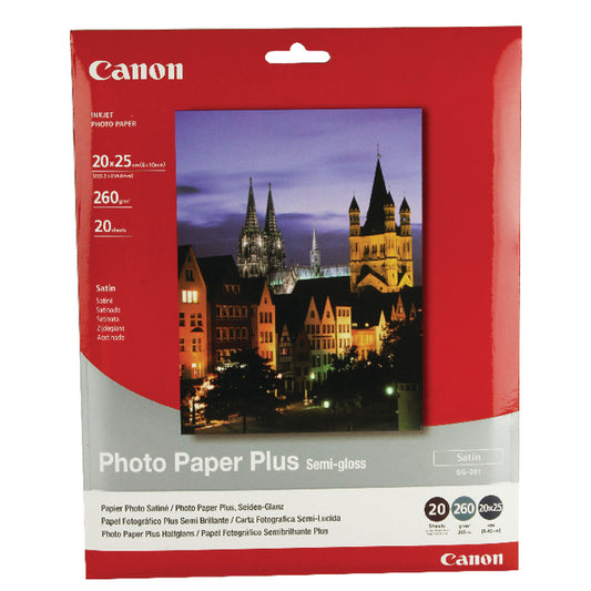 Canon SG-201 Bubble Jet Paper 8x10in (Pack of 20) 1686B018