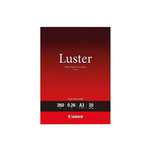 Canon A3 Pro Luster Photo Paper (20 Pack) 6211B007