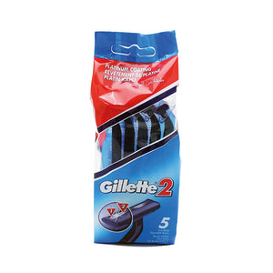 Gillette 2 Razors x5 Per Pack (Pack of 24) 0699028