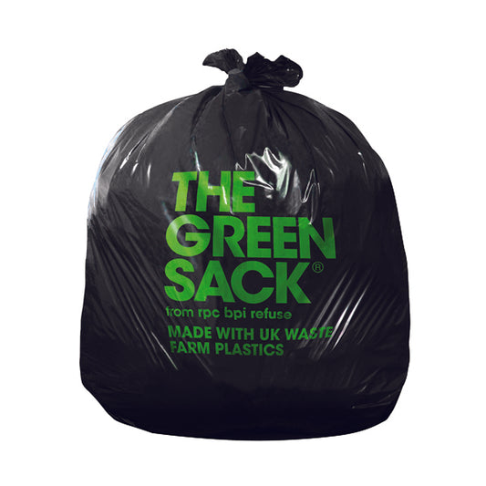 Greensack Heavy Duty Refuse Sack 90L Black (Pack of 200) GR0008