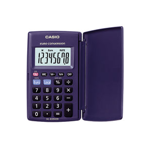 Casio HL-820 8 Digit Pocket Calculator with Protective Cover Black HL-820VERA