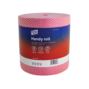 Robert Scott Handy Roll 350 Sheets Red (Pack of 2) 104628R