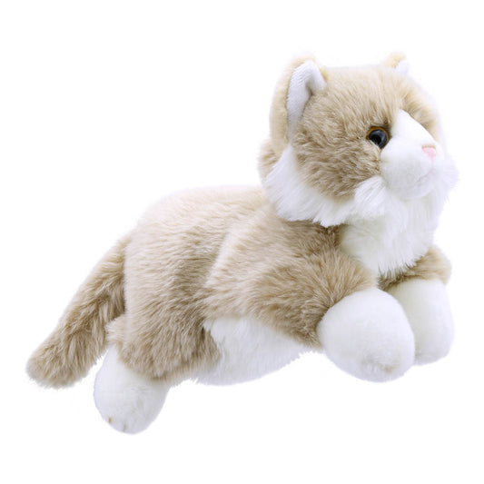 Full-Bodied Puppets: Cat (Beige & White)