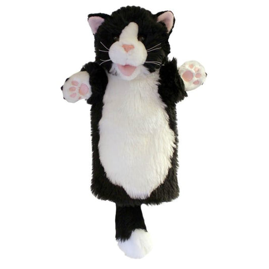 Long-Sleeved Glove Puppets: Cat (Black & White)