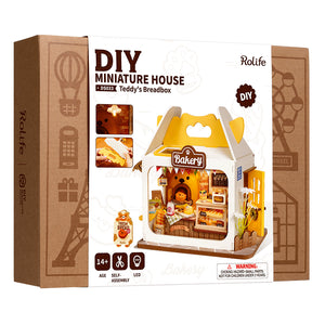 DIY Miniature House Kit - Teddy's Bread Box