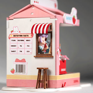 DIY Miniature House Kit - Strawberry Milk Box