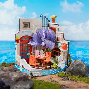 Rolife Sea Holiday Restaurant DIY Miniature House