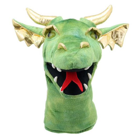 Large Dragon Heads: Dragon (Green) Puppet