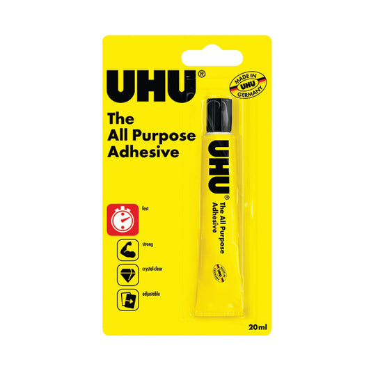 UHU All Purpose Adhesive 20ml (Pack of 10) 44091