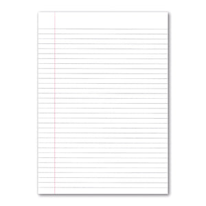 Loose Leaf Paper A4 Ruled with Margin (Pack of 2500) EN09808