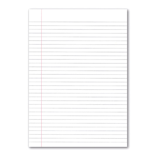 Loose Leaf Paper A4 Ruled with Margin (Pack of 2500) EN09808