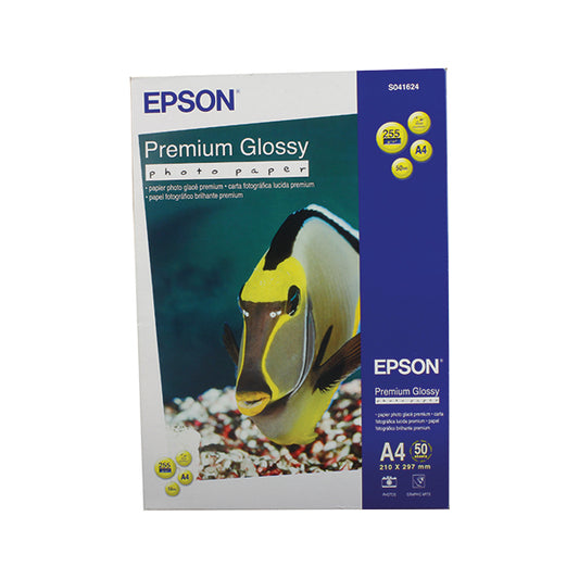 Epson Premium Glossy Photo A4 Paper (Pack of 50) C13S041624