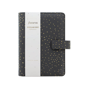 Filofax Confetti Personal Organiser Charcoal 028722