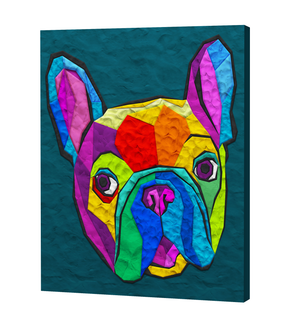 Clay Painting Kit 40x30cm - French Bulldog 