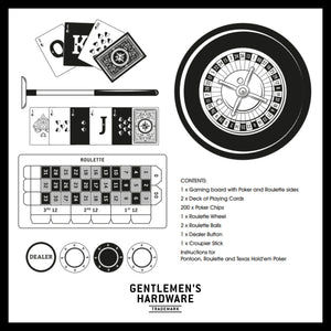 Gentlemen's Hardware Casino Night Game Set