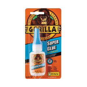 Gorilla Super Glue 15g (Bonds wood, paper, metal, ceramic, rubber and more) 4044201