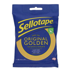 Sellotape 18mm x 66m Original Golden Tape