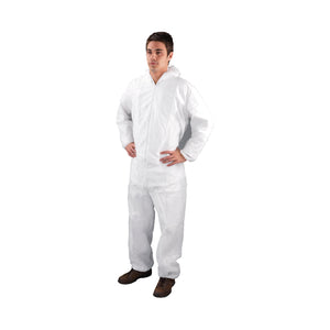 Non-Woven Coverall Large 44-46 Inch White DC03