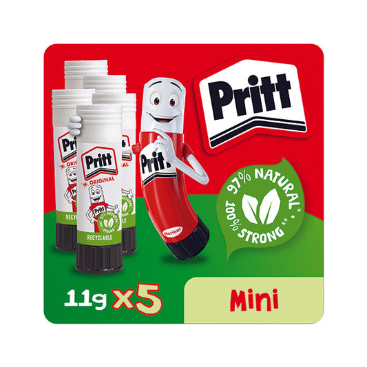 Pritt Stick Glue Stick 11g (Pack of 5) 1483489