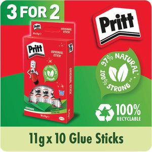 Pritt Stick Hanging Box 11g 3 For 2 (Pack of 10) HK810868