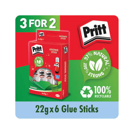 Pritt Stick 22g Buy 2 Get 1 Free (Pack of 18) HK810937