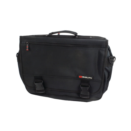 Monolith Microfibre Soft Sided Briefcase Black 3192