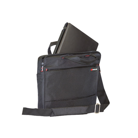 Monolith Slim 15.6 inch Laptop Case with Lockable Zips Black 3201