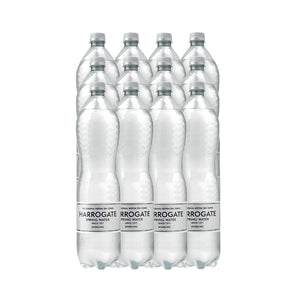 Harrogate Spring Bottled Water Sparkling 1.5L PET Silver Label/Cap (Pack of 12) P150122C