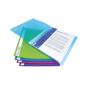 Rapesco Flexi Display Book 10 Pocket A4 Assorted (Pack of 10) 0915