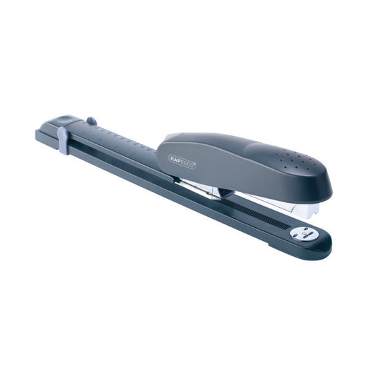 Rapesco 790 Long Arm Stapler Capacity 50 Sheets Charcoal R79026A3