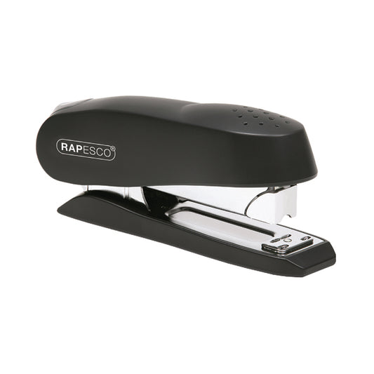 Rapesco Luna Half Strip Stapler Heavy Duty Black 0238