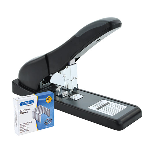 Rapesco ECO HD-140 Heavy Duty Stapler Black 1550