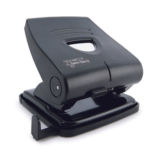 Rapesco Germ-Savvy 827-P 2-Hole Hole Punch 30 Sheets Black PF827PB2