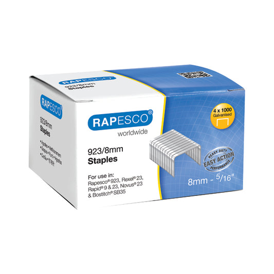 Rapesco 923/8mm Staples (Pack of 4000) S92308Z3