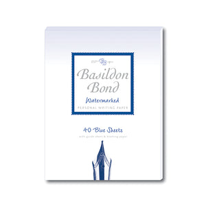 Basildon Bond Blue Writing Pad 137 x 178mm (10 Pack) 100100123