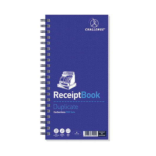 Challenge Duplicate Receipt Book 200 Sets 280x141mm 100080056