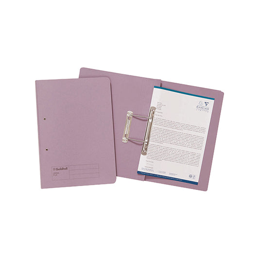 Exacompta Guildhall Transfer File 285gsm Foolscap Mauve (Pack of 25) 346-MVEZ