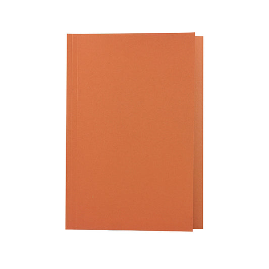 Guildhall Square Cut Folder Mediumweight Foolscap Orange (Pack of 100) FS250-ORGZ