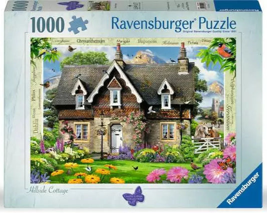 1000 Piece Jigsaw - Country Cottage No.15: Hillside Cottage