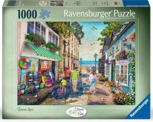 1000 Piece Jigsaw - Down The Lane No.3: Seaview Lane