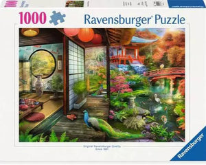 1000 Jigsaw Puzzle - Japanese Gardens Teahouse