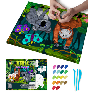 Clay Painting Kit 40x30cm - Jungle