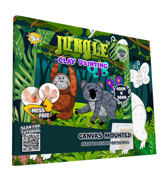 Clay Painting Kit 40x30cm - Jungle