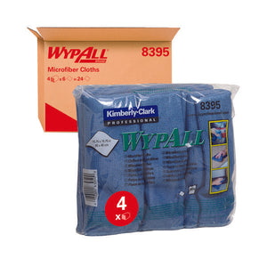 Wypall Microfibre Cloth Blue (Pack of 6) 8395