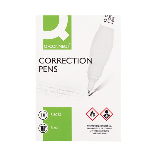 Q-Connect Correction Pen 8ml (Pack of 10) KF00271