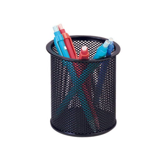 Q-Connect Mesh Pen Pot Black KF00864