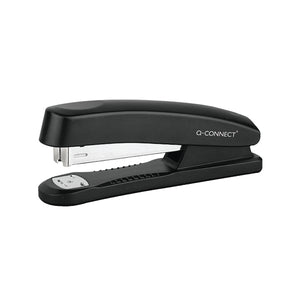 Q-Connect Full Strip Plastic Stapler Black KF01057